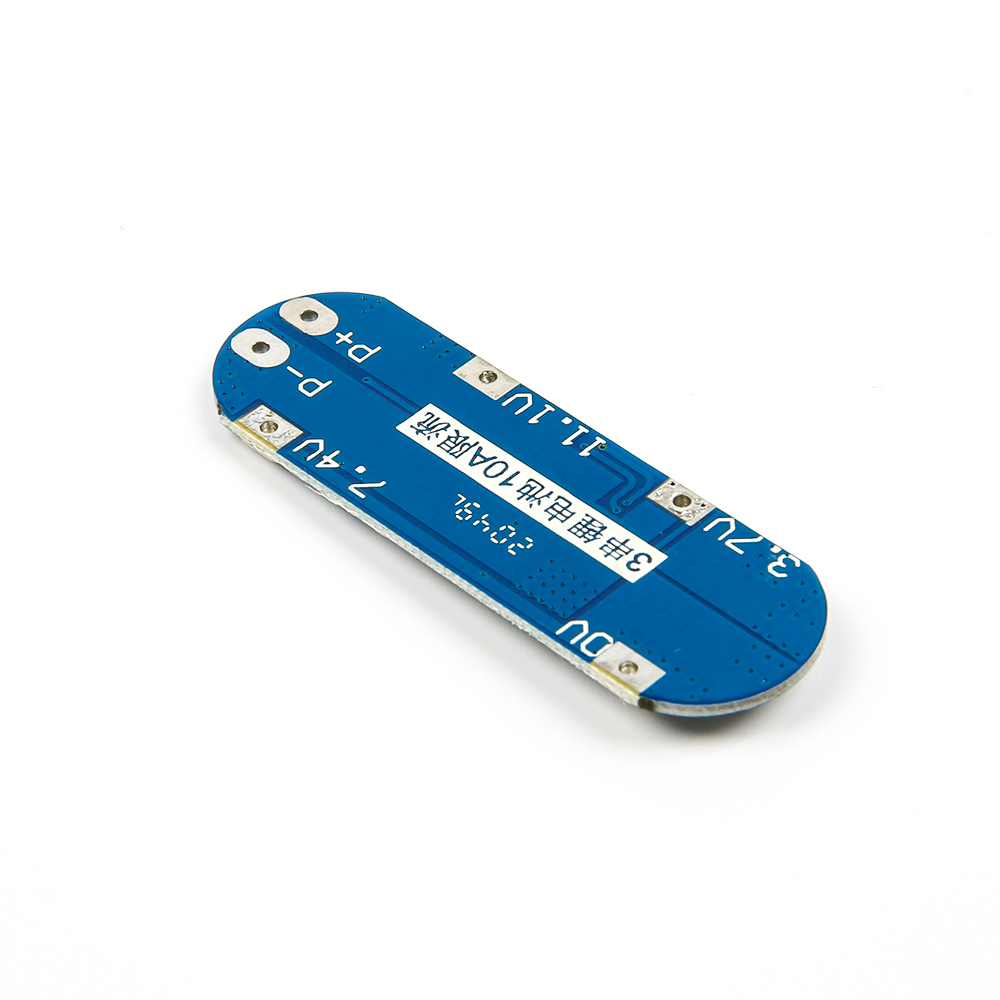 Плата защиты (BMS) для 3 аккумуляторов 18650 с защитой от перезаряда и переразряда, 11.1/12/12.6в 5A